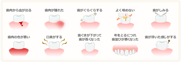 こんな症状はありませんか